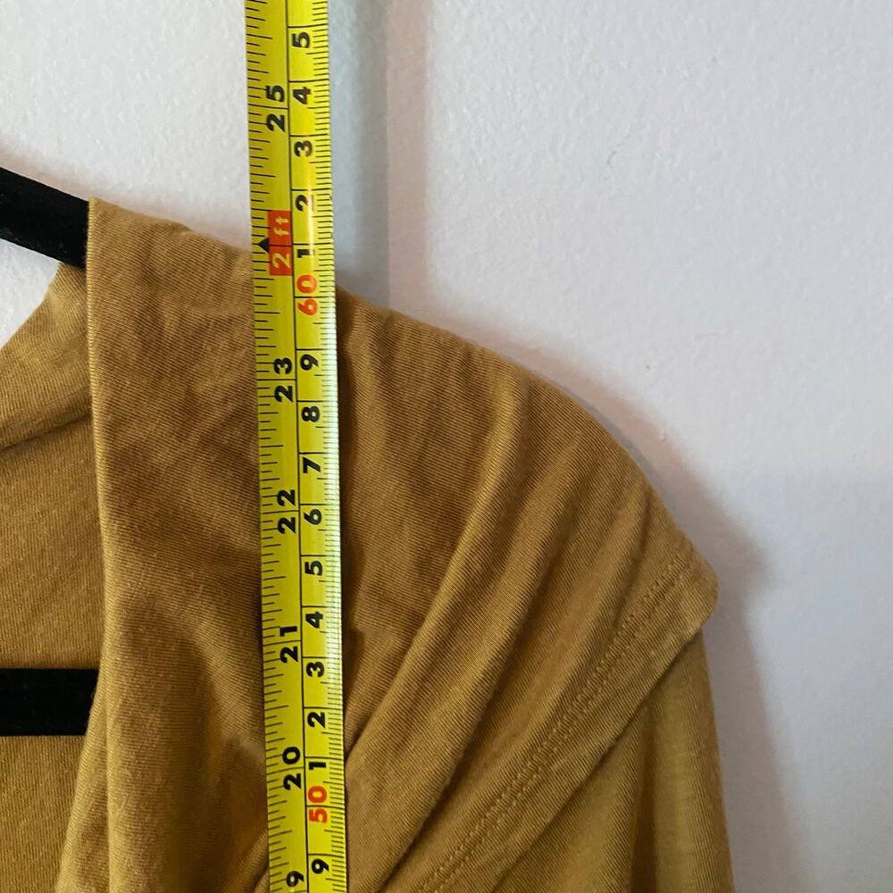 Free People Brown Boatneck Cowlneck Long Sleeve Shirt Loungewear Women's Small - Picture 7 of 8